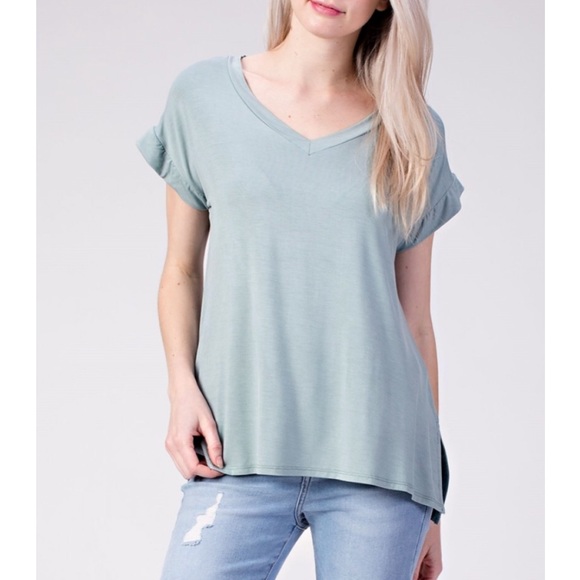 Bamboo short sleeve T H.Grey - Picture 5 of 8